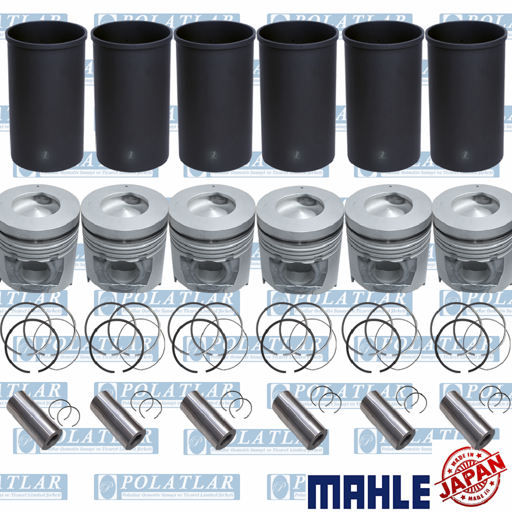 İŞMAKİNA ISUZU MOTOR 6HK1 PİSTON SEGMANLI GÖMLEK KİT (6LI)