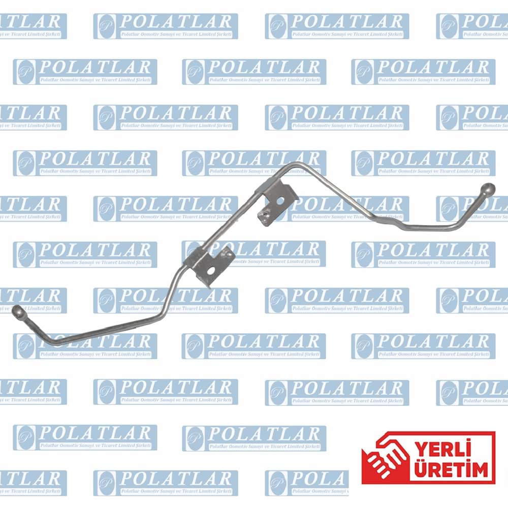 İŞMAKİNA ISUZU 4HK1 MOTOR TURBO YAĞ BESLEME BORUSU (72 CM)
