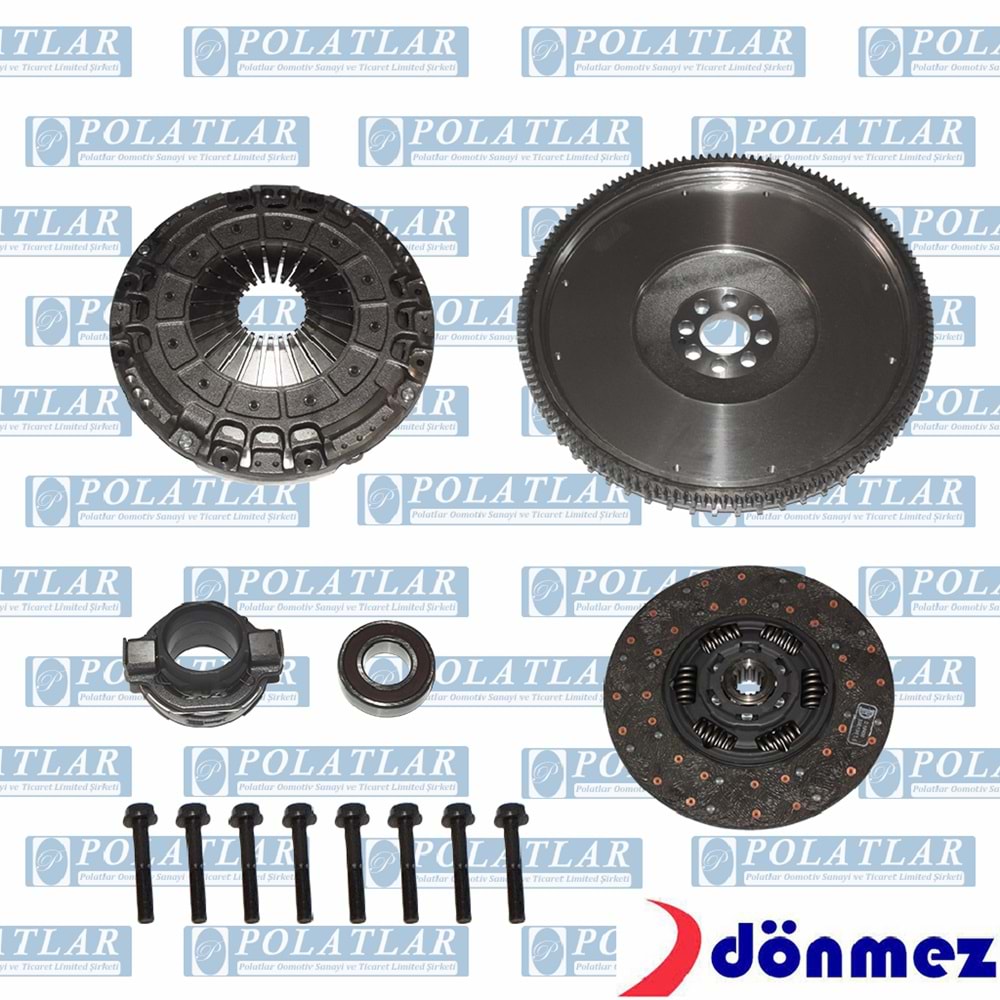 ISUZU NPR 75 DEBRİYAJ VOLANT BASKI BALATA RULMAN (4LÜ) AĞIR HİZMET