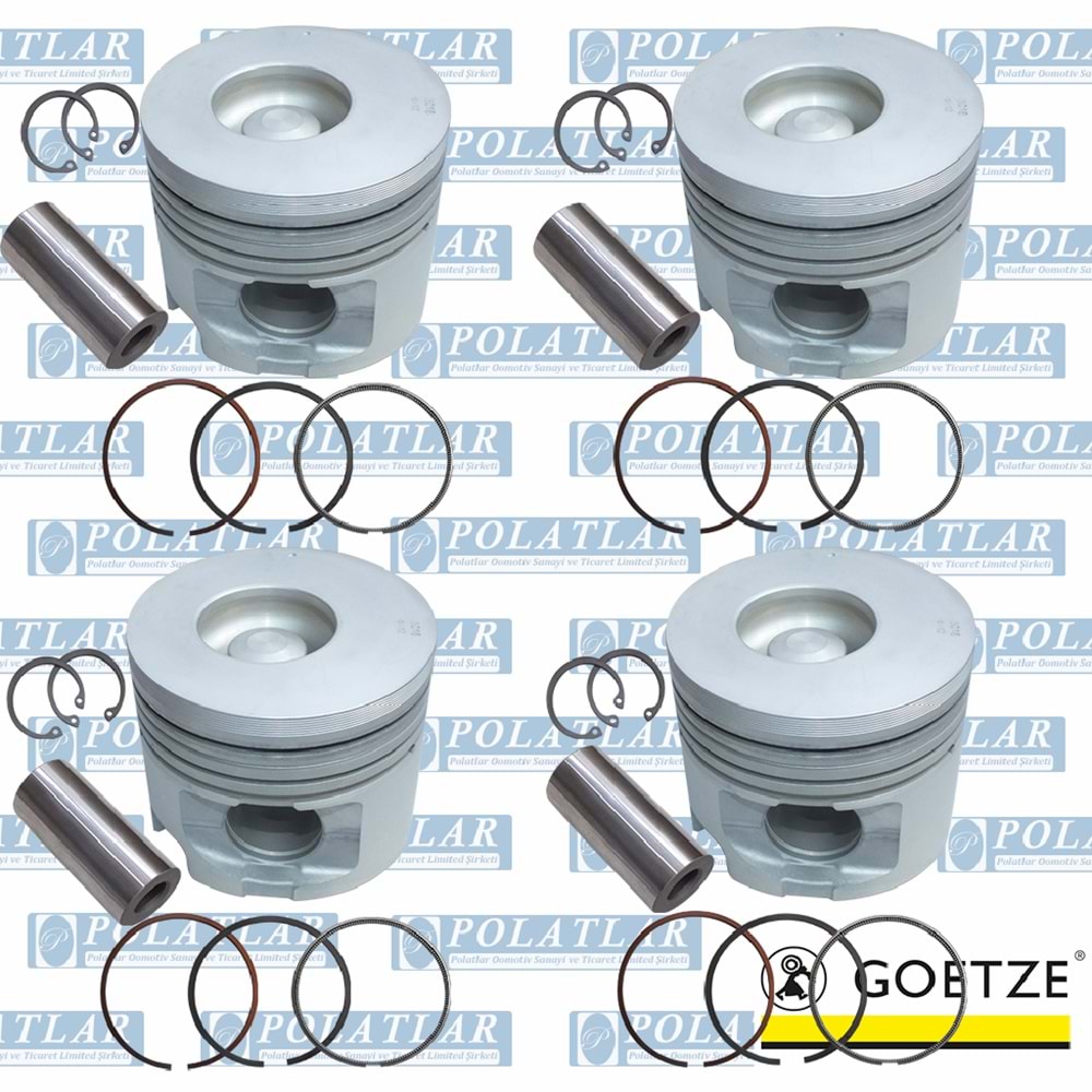 ISUZU NPR 66 MOTOR 4HF1 PİSTON SEGMANLI TK