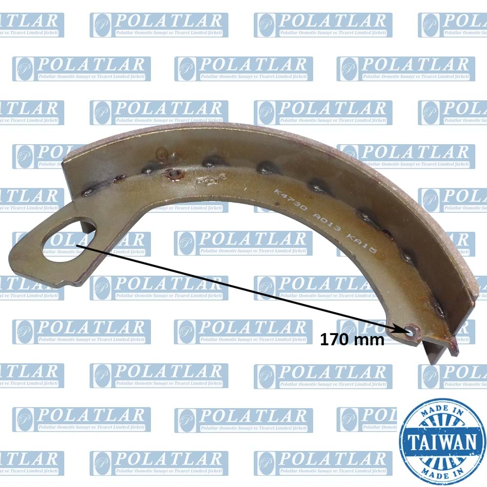 ISUZU NQR 70 EL FREN PAPUÇLU BALATA TK GÜÇLENDİRİLMİŞ E4/E5/E6