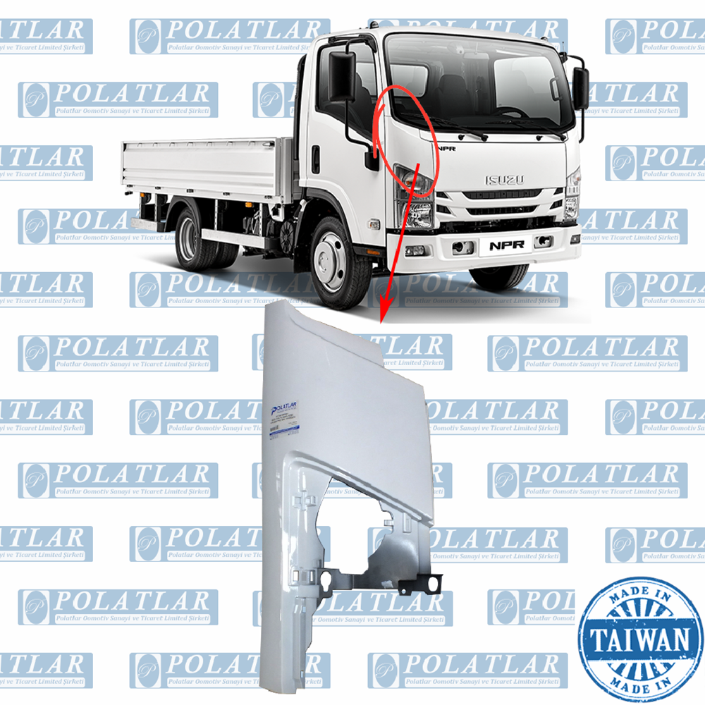 ISUZU NPR 75 ÖN PANEL KÖŞE KAPLAMA SAĞ (2010-2016) (NPR 3D)