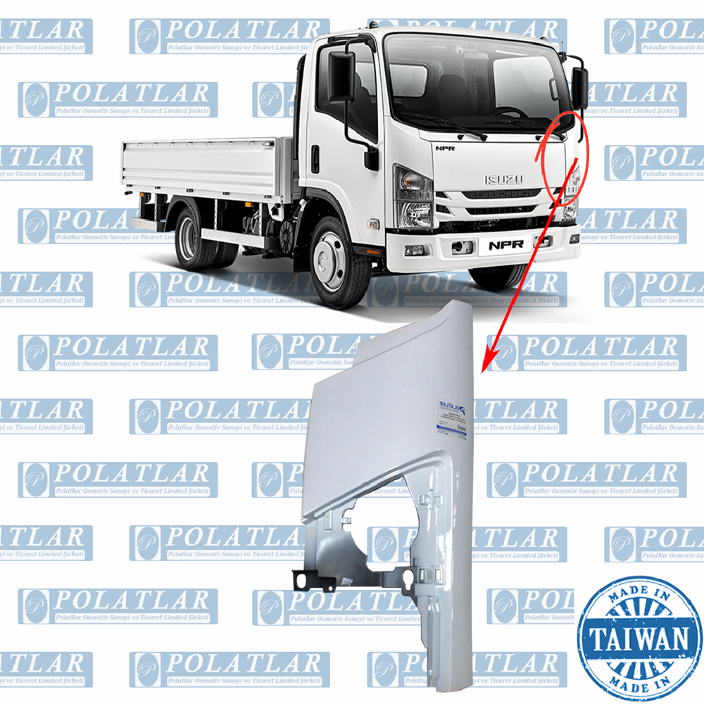ISUZU NPR 75 ÖN PANEL KÖŞE KAPLAMA SOL (2010-2016) (NPR 3D)