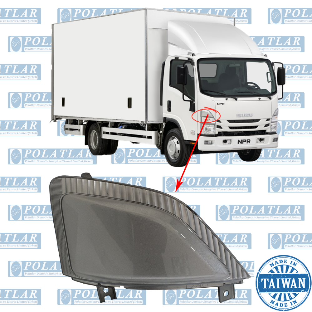 ISUZU NPR 75 SİNYAL ÜSTÜ RADAR KAPAK SAĞ 2023> E6