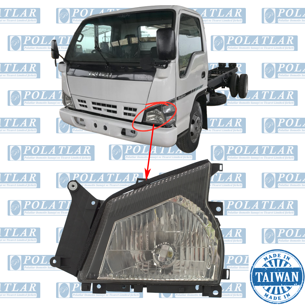 ISUZU NQR 70 FAR REFLEKTÖR SOL MOTORSUZ