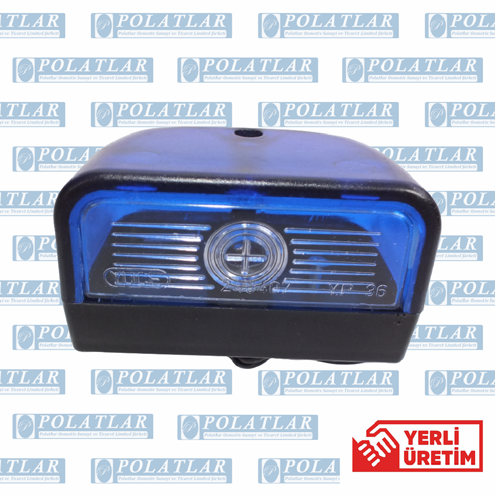 İVECO 65-9 PLAKA LAMBASI P100 MAVİ