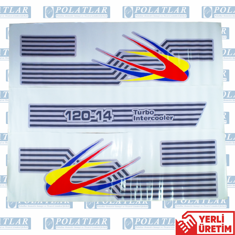 İVECO 120-14 KAPI ÇIKARTMA TAKIM (DECAL)