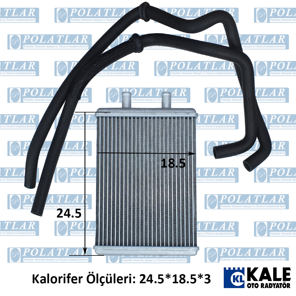 İVECO DAİLY C15/C17 KALORİFER ISITICI PETEK (24.5*18.5*3 CM)