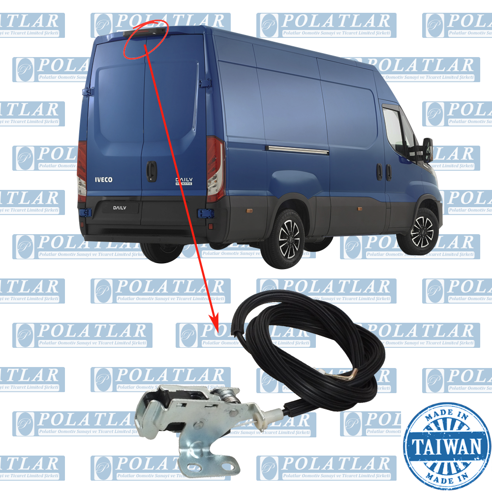 İVECO DAİLY C15 ARKA KAPI KİLİT (ÜST SAĞ, SOL)