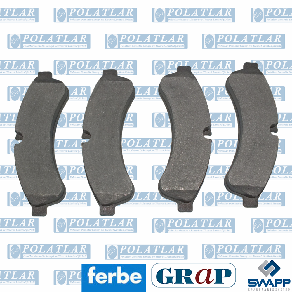 İVECO DAİLY C15/17 FREN DİSK BALATA TAKIMI ARKA (3995)