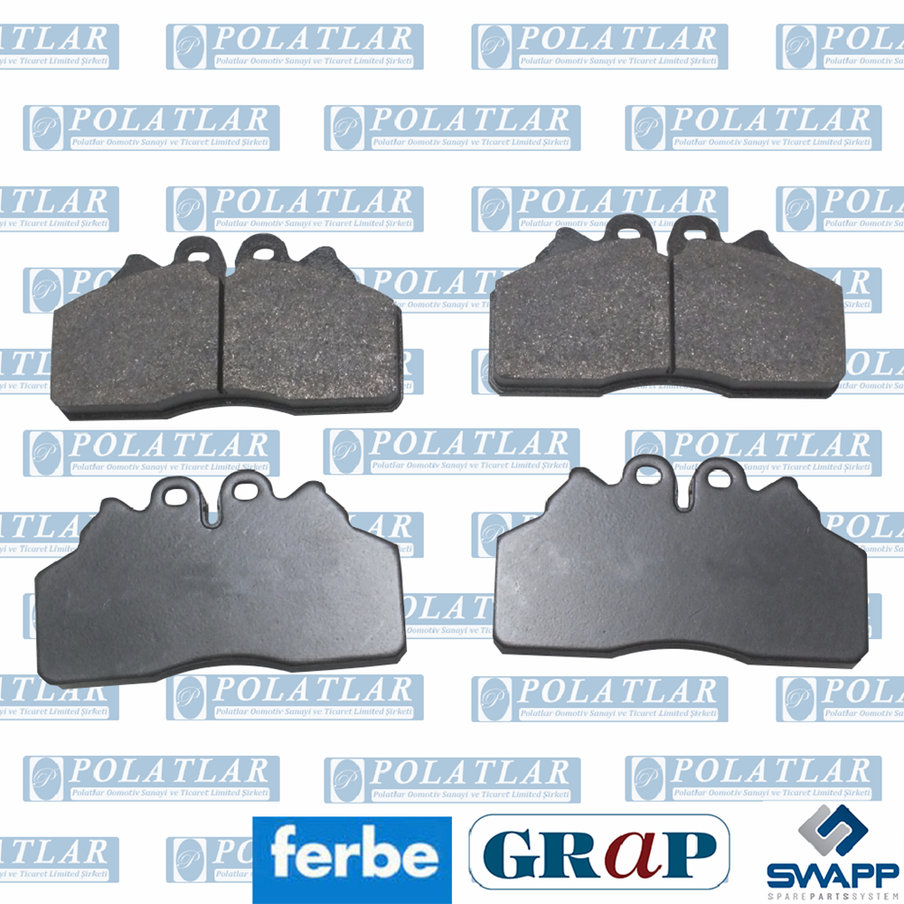 İVECO EUROCARGO 100 E 25 FREN DİSK BALATA TAKIMI (4169)(100E250)