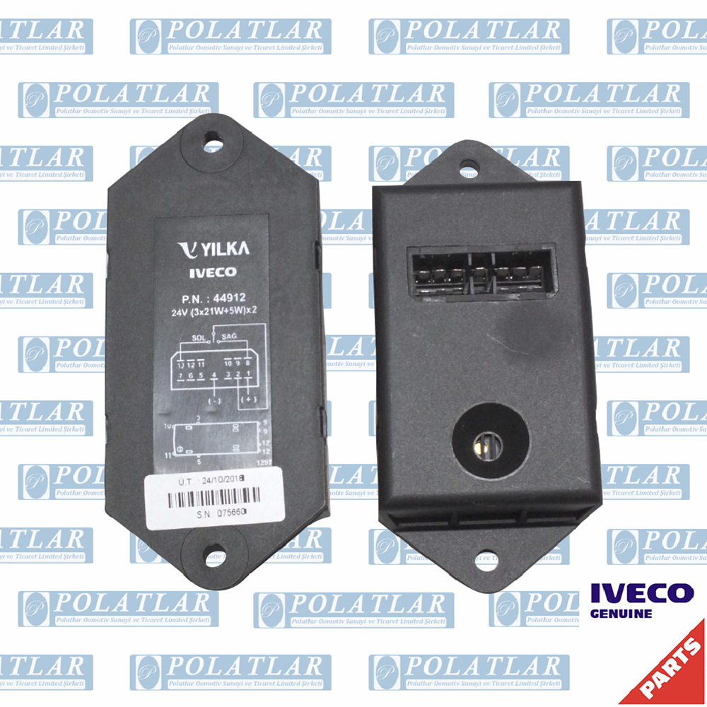 İVECO EUROBUS SİNYAL FLAŞÖR 24V (13 UÇLU) 38801 42581083