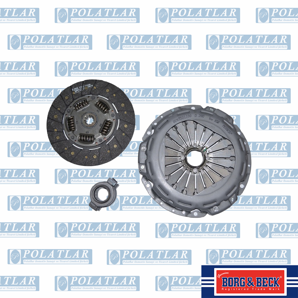 İVECO DAİLY C13 DEBRİYAJ BASKI BALATA RULMAN SET 3LÜ (267MM) 500054523