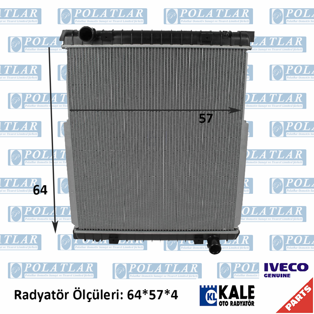 EUROCARGO MOTOR 4CYL RADYATÖR KOMPLE