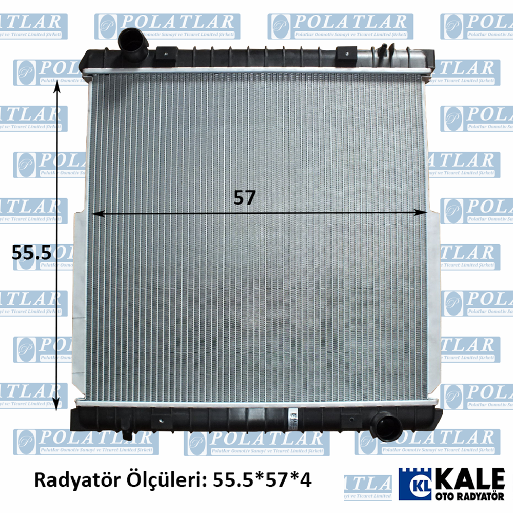 EUROCARGO MOTOR 4CYL RADYATÖR KOMPLE 100E250 (55.5*57*4 cm)