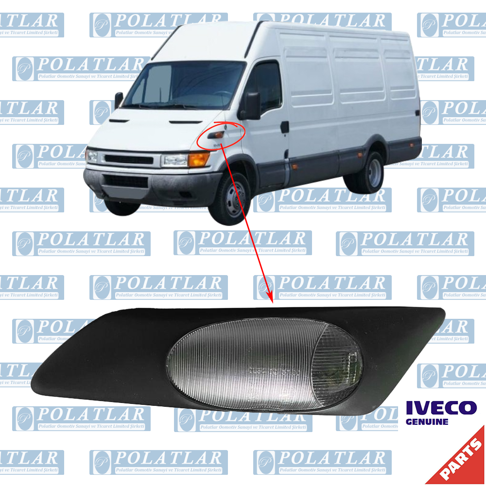 İVECO DAİLY C11 SİNYAL LAMBA ÇAMURLUK SOL BEYAZ (1999-2007)