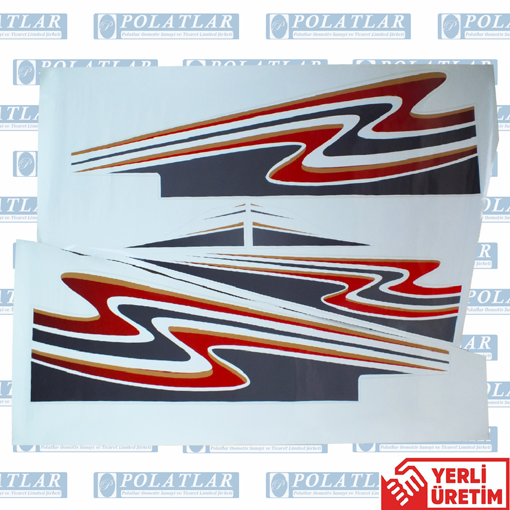 İVECO 35-9 KAPI ÇIKARTMA TAKIM YAZISIZ (DECAL)