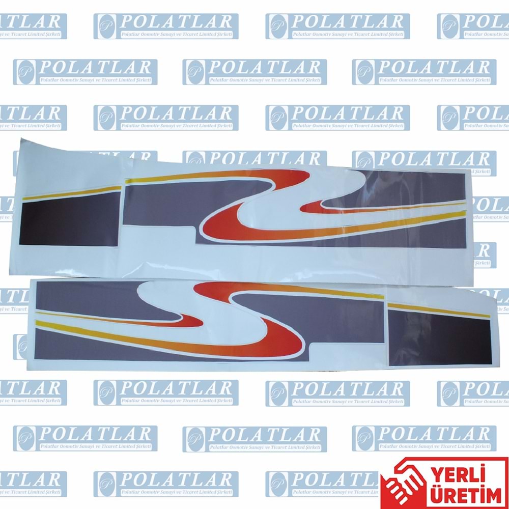 İVECO 65-9 KAPI ÇIKARTMA TAKIM (YAZISIZ) (DECAL)