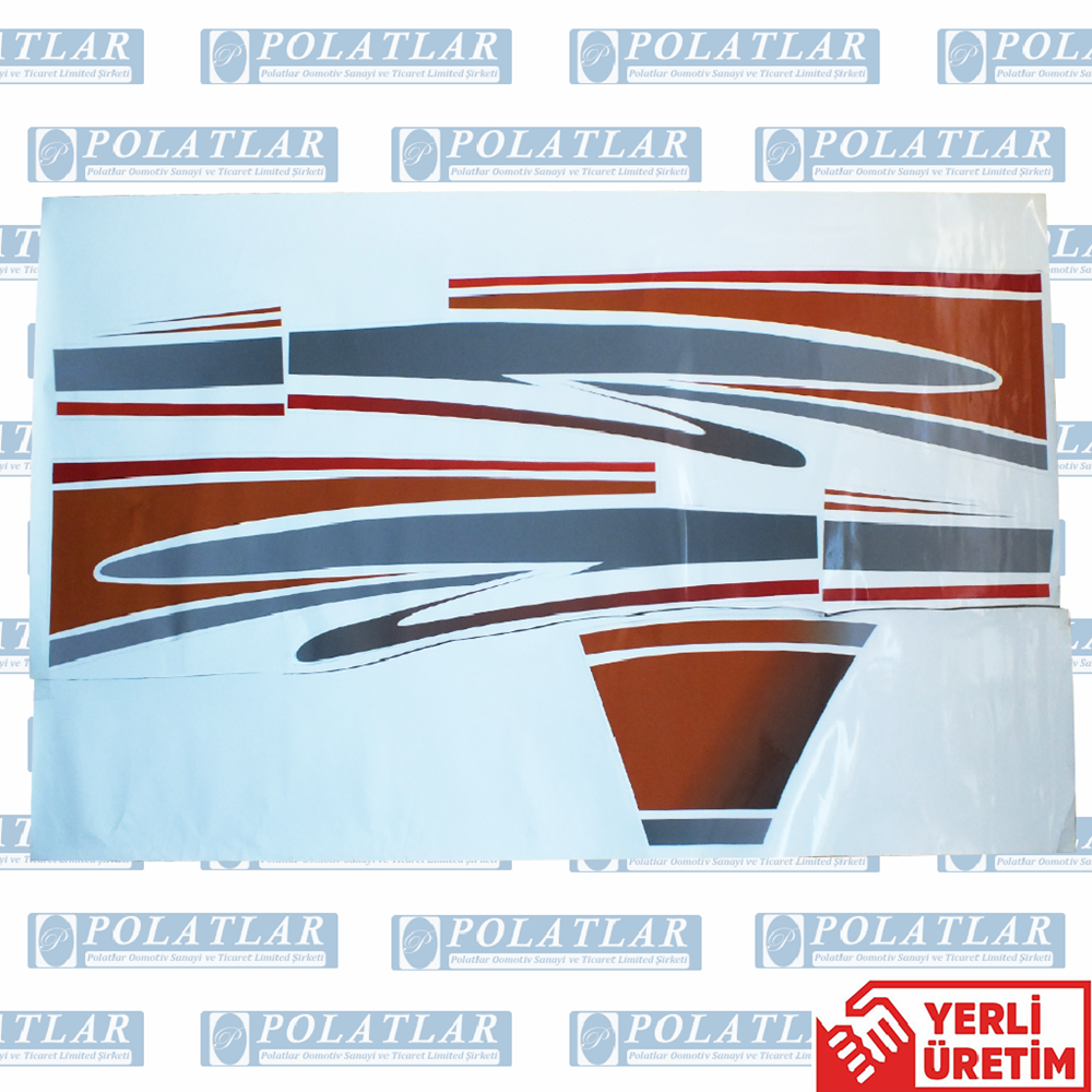 İVECO 120-14 KAPI ÇIKARTMA TAKIM YAZISIZ (2005-2006)(DECAL)