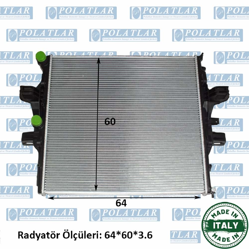 İVECO DAİLY C17 MOTOR 3.0 (E5) SU RADYATÖR KOMPLE