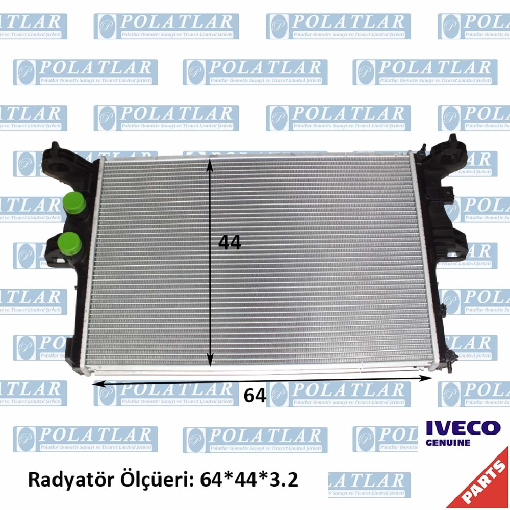 İVECO DAİLY C15 MOTOR 3.0 SU RADYATÖR KOMPLE (2.3) 503612269