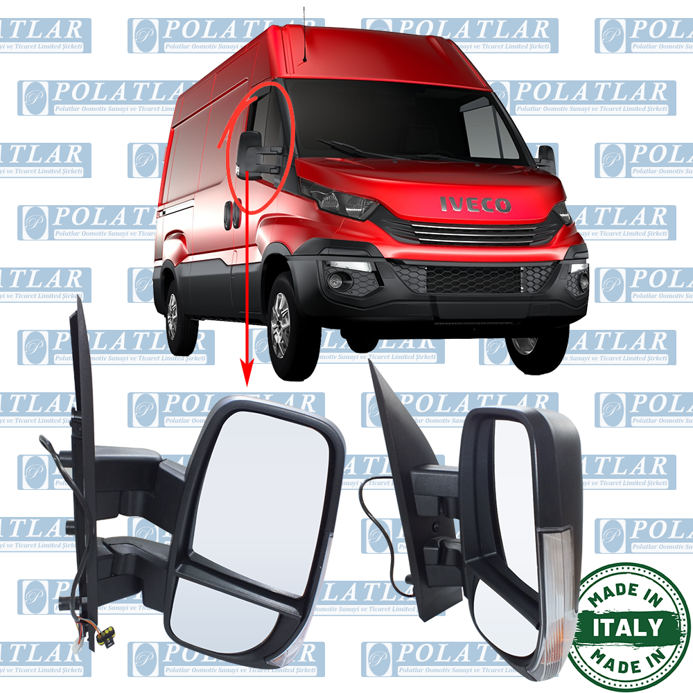 İVECO DAİLY S15 DİKİZ AYNA KISA KOL SAĞ (E5) 2014>