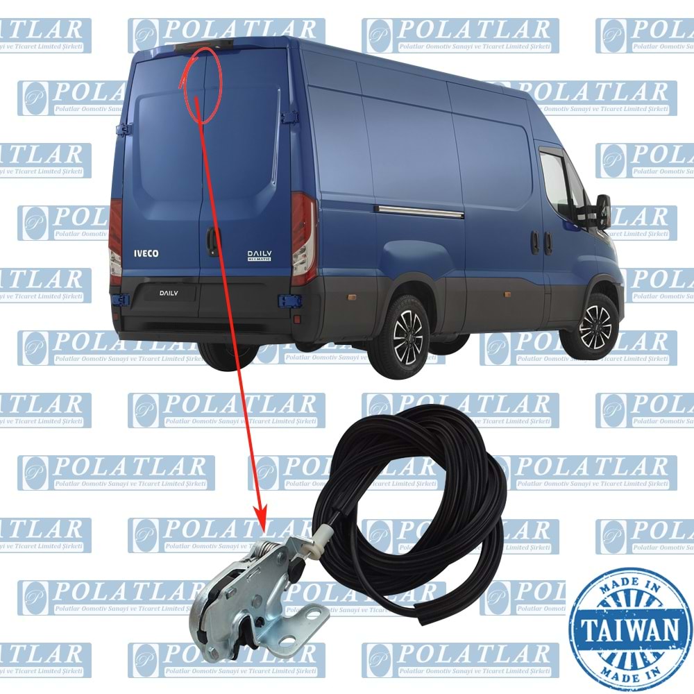 İVECO DAİLY C15 ARKA KAPI İÇ KİLİT (ÜST SOL)(2014-2022)