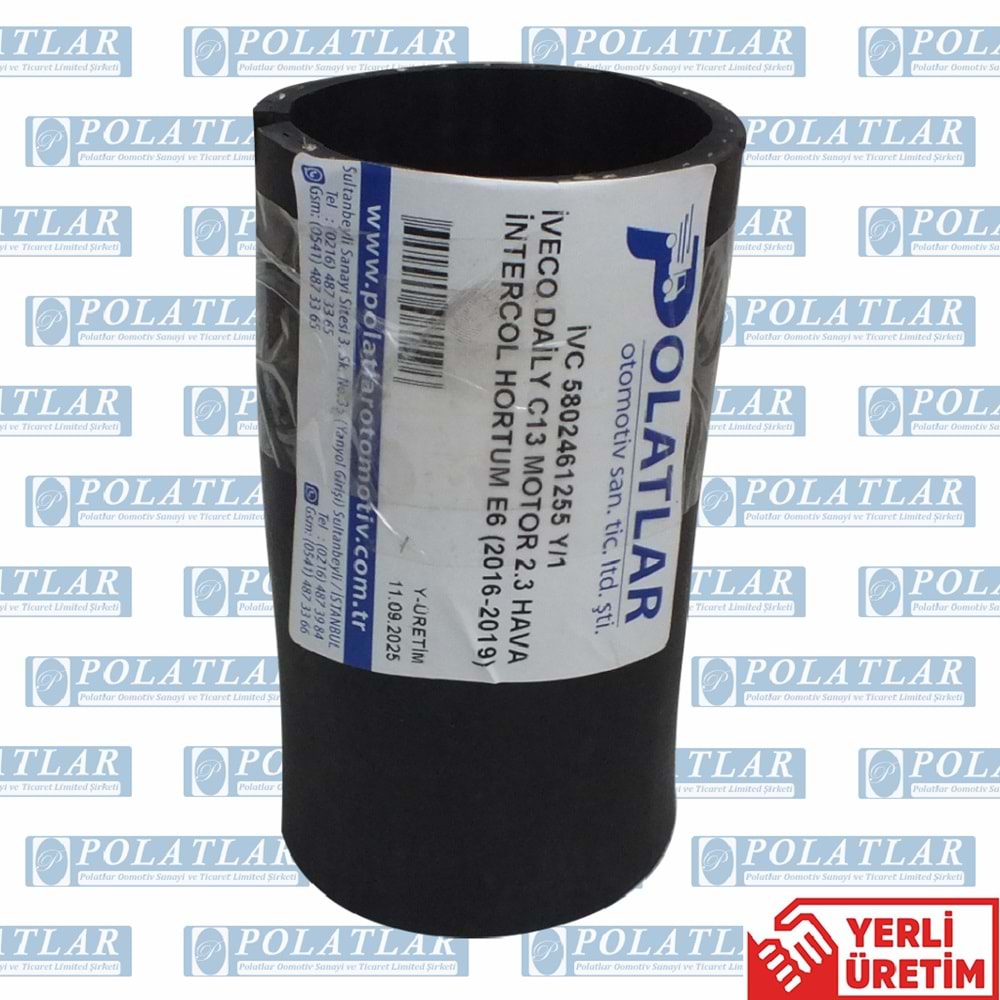 İVECO DAİLY C13 MOTOR 2.3 HAVA İNTERCOL HORTUMU KISA (E6)(2016-2019)