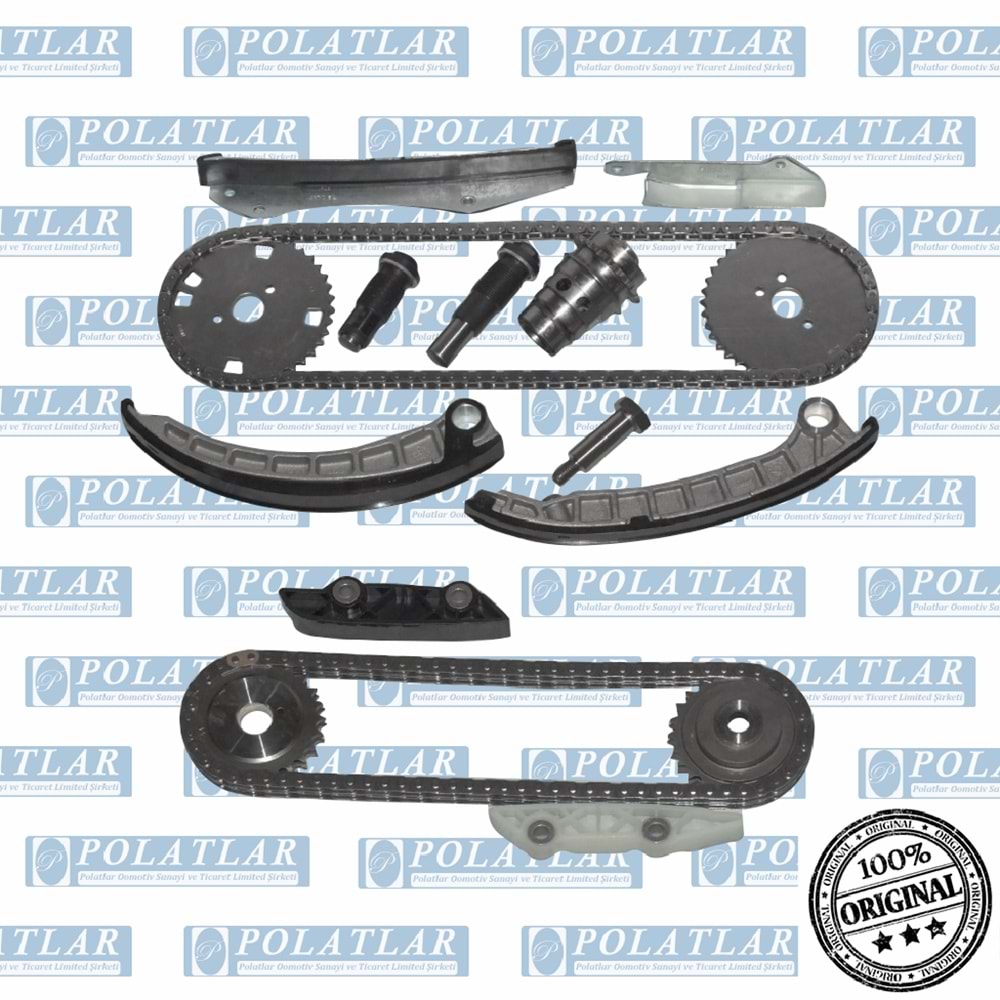 CANTER 859 FUSO MOTOR EKSANTRİK ZİNCİR SET (E5/E6) (KOMPLE)