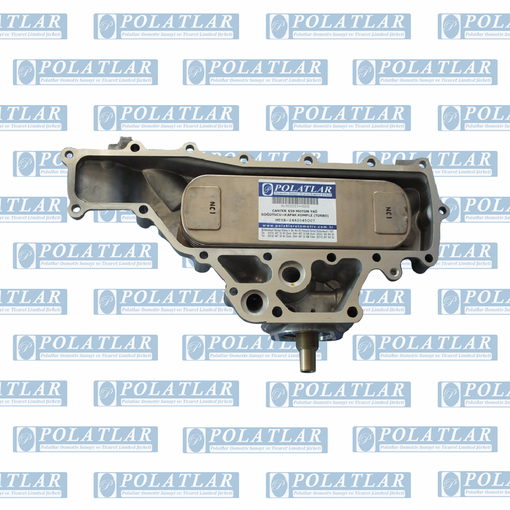 CANTER 659 MOTOR 4D34 YAĞ SOĞUTUCU+KAPAK KOMPLE (TURBO)