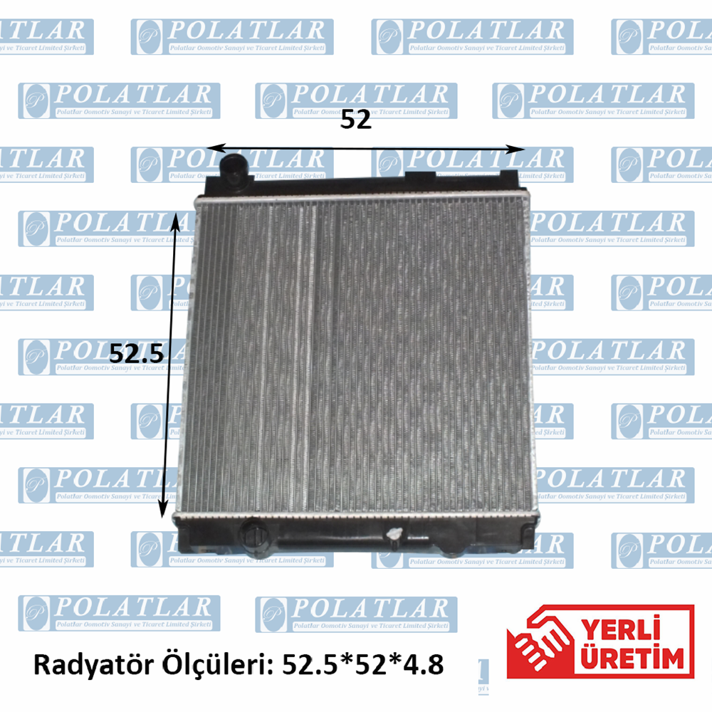 CANTER 859 E3 MOTOR SU RADYATÖR KOMPLE 2 SIRA ALİMİNYUM (EURO 3)