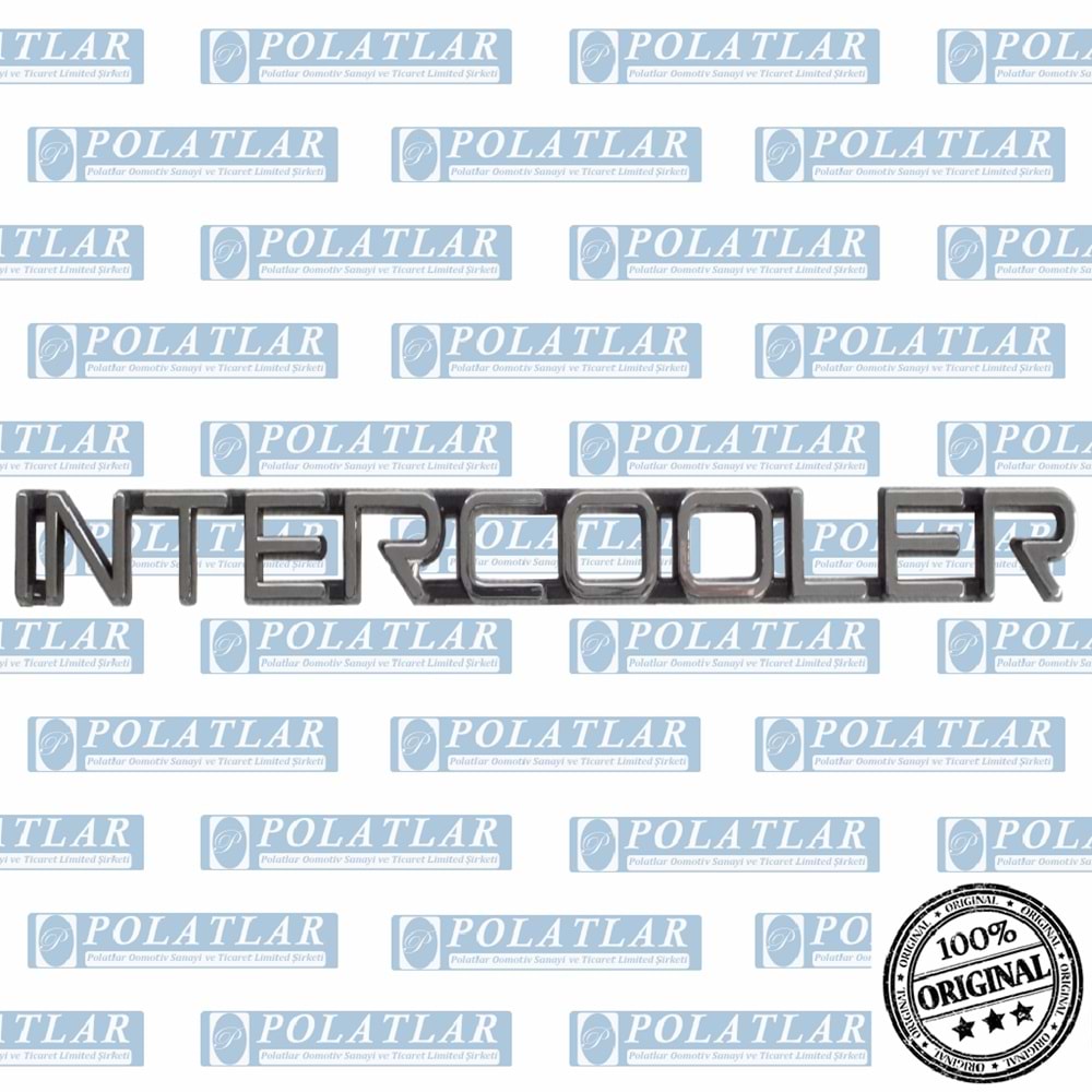 CANTER İNTERCOOLER YAZISI LOGO