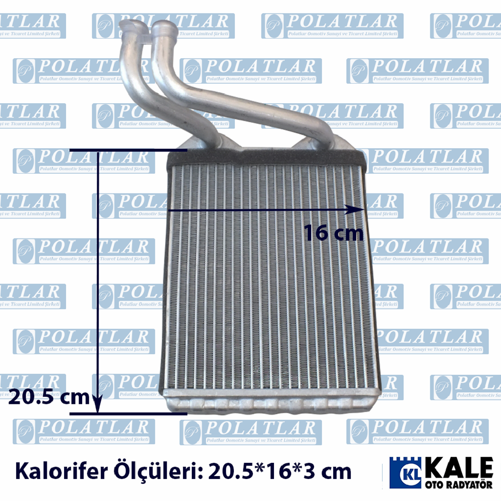 CANTER 659 KALORİFER ISITICI RADYATÖR PETEK (20.5*16*3 CM)