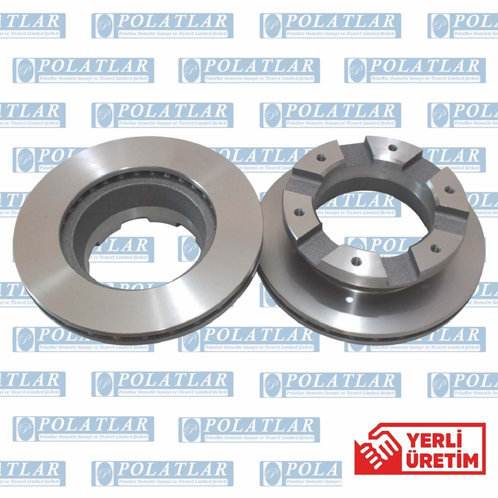 CANTER TFA35 E5-E6 FREN DİSK AYNASI ARKA (2Lİ TAK)(265 MM) > PORTEKİZ