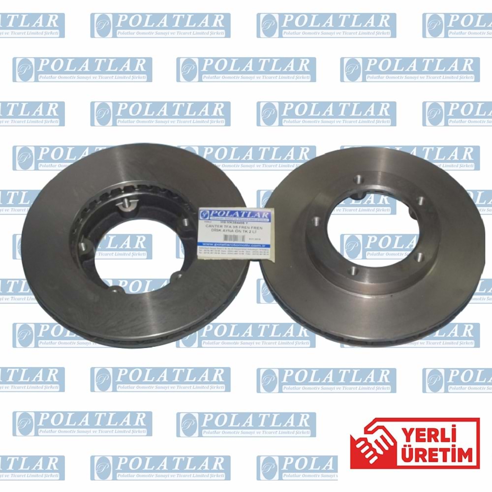 CANTER TFA35 E5 FREN DİSK AYNASI TAKIMI ÖN (2 Lİ TK)