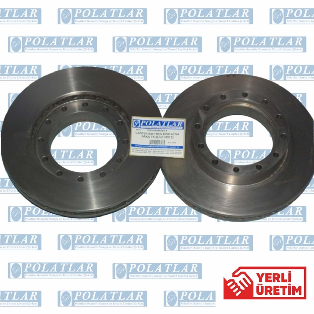 CANTER TFA35 E5 FREN DİSK AYNASI ARKA (2 Lİ TK)