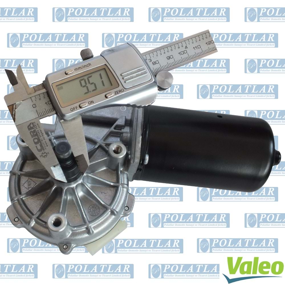 OTOKAR SULTAN SİLECEK MOTORU 24V (İNCE FREZE 9,35MM)