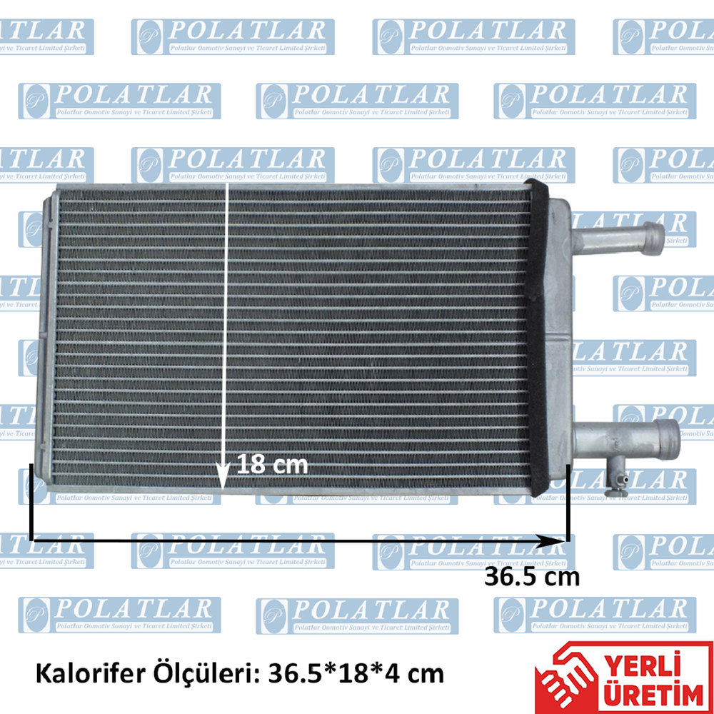 TEMSA PRESTİJ E6 KALORİFER ISITICI PETEK ÖN (36.5*18*4 CM)