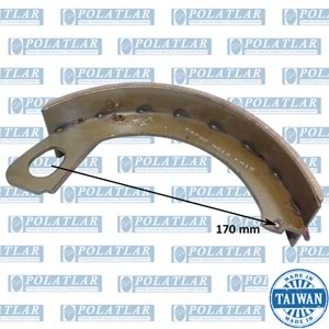 ISUZU NQR 70 EL FREN PAPUÇLU BALATA TK GÜÇLENDİRİLMİŞ E4/E5/E6