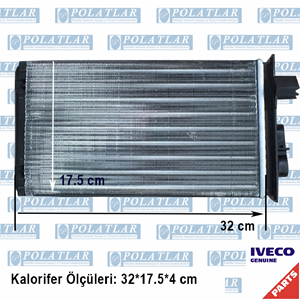 İVECO EUROCARGO KALORİFER ISITICI PETEK (32*17.5*4 CM)