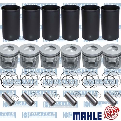 İŞMAKİNA ISUZU MOTOR 6HK1 PİSTON SEGMANLI GÖMLEK KİT (6LI)