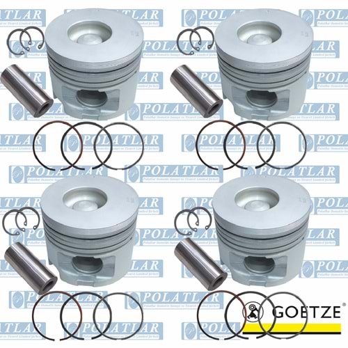 İŞMAKİNA ISUZU MOTOR 4HF1 PİSTON SEGMANLI TK