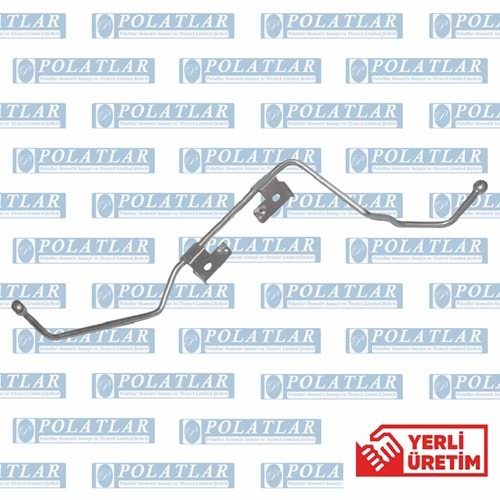 İŞMAKİNA ISUZU 4HK1 MOTOR TURBO YAĞ BESLEME BORUSU (72 CM)