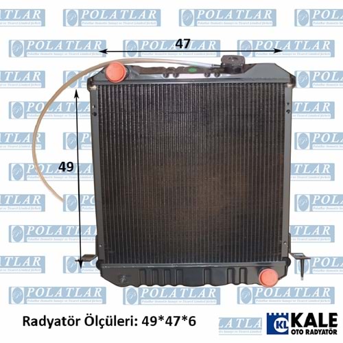 ISUZU NKR 13 MOTOR 4JB1 SU RADYATÖR KOMPLE (2Lİ PA)