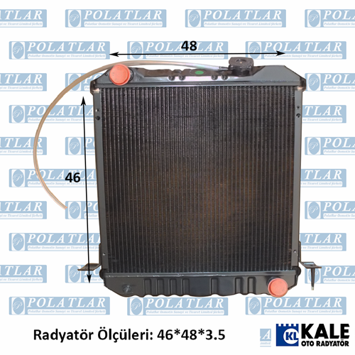 ISUZU NKR 55 MOTOR 4JB1 SU RADYATÖR KOMPLE 3 SIRA PT