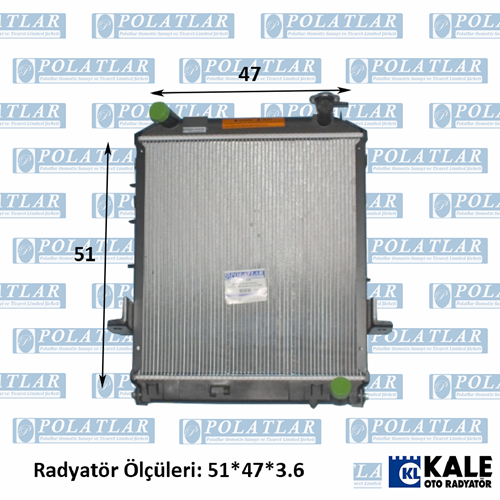 ISUZU NLR MOTOR SU RADYATÖR KOMPLE (3,5 TON) 387016972001