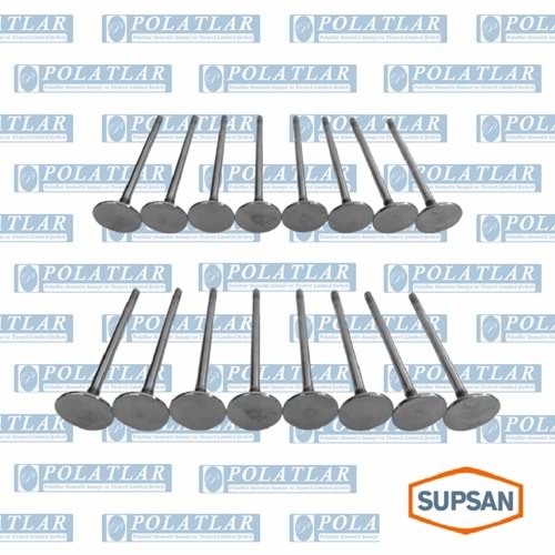 ISUZU D-MAX E5 MOTOR 4JJ1 SUBAP EMME EGZOZ TK 16Lİ