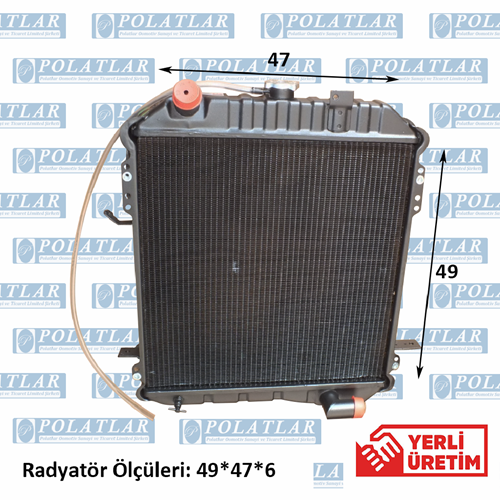 ISUZU NPR 59 MOTOR 4BD1 SU RADYATÖR KOMPLE 4 LÜ SÜPER
