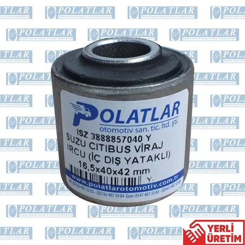 ISUZU CITIBUS VİRAJ BURCU BÜYÜK (İÇ DIŞ YATAKLI) 16,5x40x42 mm