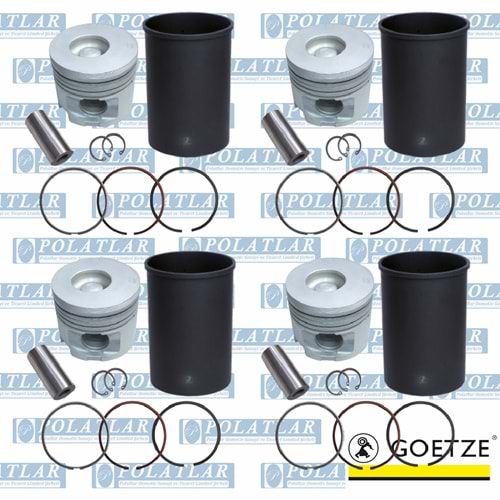 ISUZU NPR 71 MOTOR 4HG1 PİSTON SEGMANLI GÖMLEK KİT (E2)